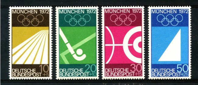 1969 - GERMANIA FEDERALE - PRE OLIMPICA 4v. - NUOVI - LOTTO/30961