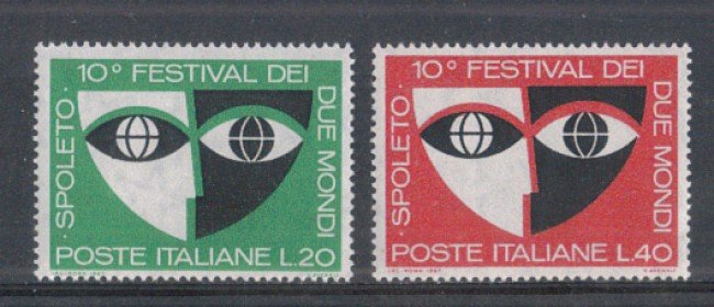 1967 - LOTTO/6468 - REPUBBLICA - FESTIVAL DI SPOLETO