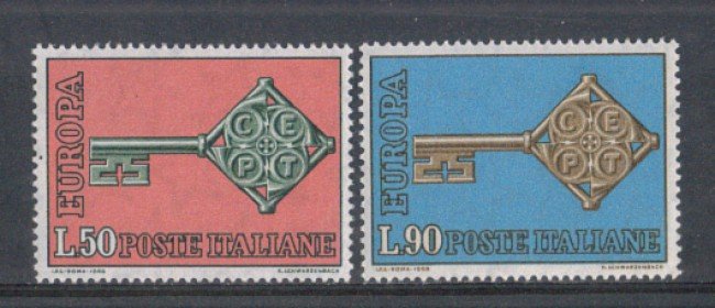 1968 - LOTTO/6501 - REPUBBLICA - EUROPA 2v.