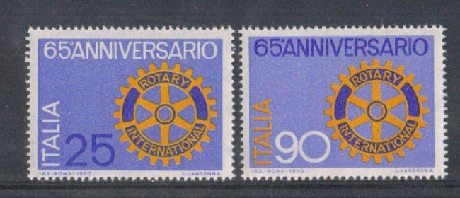 1970 - LOTTO/6533 - REPUBBLICA - ROTARY CLUB