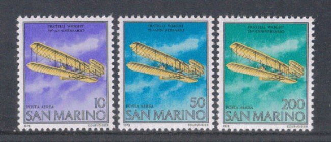 1978 - LOTTO/7989 - SAN MARINO -  FRATELLI WRIGHT