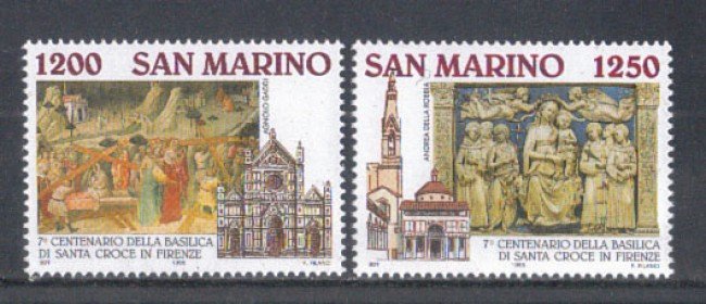 1995 - LOTTO/8154 - SAN MARINO - BASILICA DI SANTA CROCE