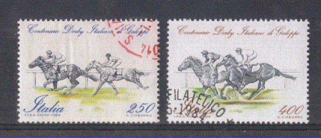 1984 - LOTTO/6814U - REPUBBLICA - DERBY GALOPPO - USATI