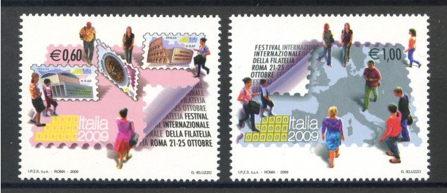 2009 - REPUBBLICA - FESTIVAL FILATELIA 2v. - NUOVI - LOTTO/37255