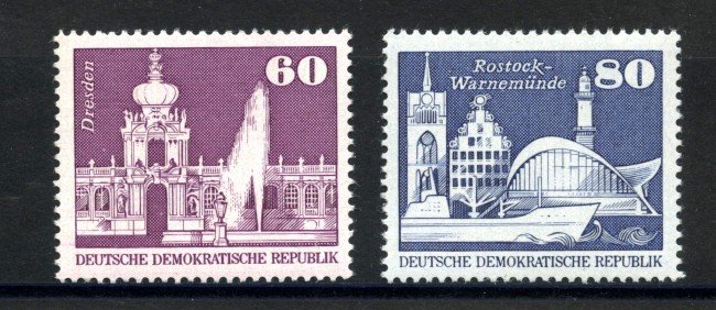 1974 - GERMANIA DDR - EDIFICI IMPORTANTI 2v.- NUOVI - LOTTO/36483