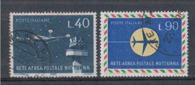 1965 - LOTTO/6444U - REPUBBLICA - RETE AEREA POSTALE USATI