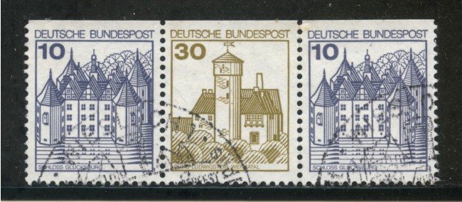 1977 - GERMANIA FEDERALE - 10+30 +10p. DA LIBRETTO - USATI - LOTTO/29872