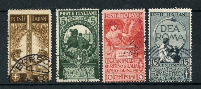 1911 - LOTTO/16499 - REGNO - UNITA' D'ITALIA 4v. - USATI