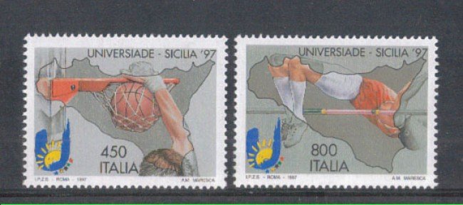 1997 - LOTTO/7162 - REPUBBLICA - UNIVERSIADE SICILIA