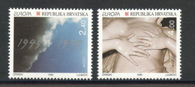 1995 - CROAZIA - LOTTO/41148 - EUROPA 2v. - NUOVI