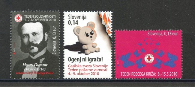 2010 - SLOVENIA - BENEFICENZA 3v. - NUOVO - LOTTO/34466