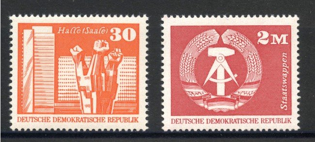 1973 - GERMANIA DDR - EDIFICI IMPORTANTI 2v.- NUOVI - LOTTO/36479