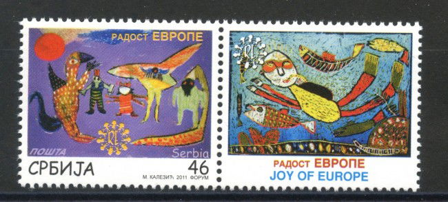 2011 - SERBIA REPUBBLICA - GIOIA D'EUROPA - NUOVO - LOTTO/35190