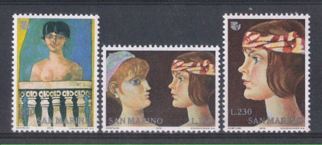 1975 - LOTTO/7963B - SAN MARINO - ANNO DELLA DONNA