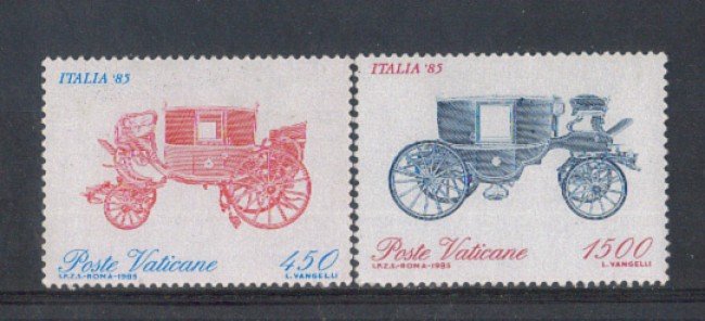 1985 - LOTTO/5796 - VATICANO - ESPOSIZIONE ITALIA 85 - NUOVI