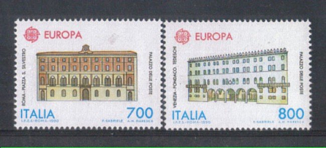 1990 - LOTTO/6941 - REPUBBLICA - EUROPA 2v.
