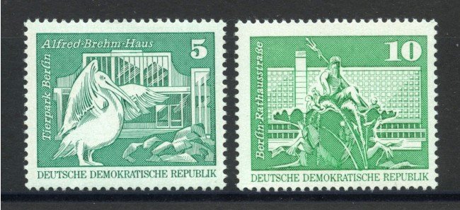 1973 - GERMANIA DDR - EDIFICI IMPORTANTI 2v.- NUOVI - LOTTO/36458
