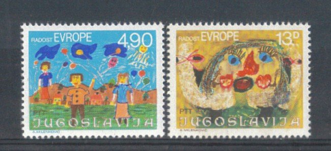 1980 - LOTTO/4849 - JUGOSLAVIA - GIOIA D'EUROPA