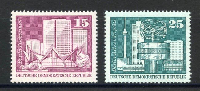 1973 - GERMANIA DDR - EDIFICI IMPORTANTI 2v.- NUOVI - LOTTO/36459