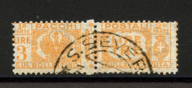 1927/32 - REGNO -  LOTTO/40104 - 3 LIRE PACCHI POSTALI - USATO