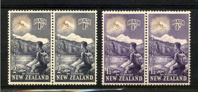 1954 - NUOVA ZELANDA. - LOTTO/42618 - PRO INFANZIA  2v. - COPPIA NUOVI