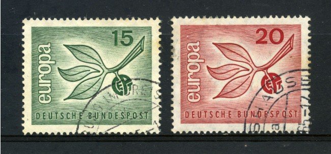 1965 - GERMANIA FEDERALE - EUROPA 2v - USATI - LOTTO/30901U