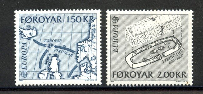 1982 - FAEROER - LOTTO/41442 - EUROPA 2v. - NUOVI