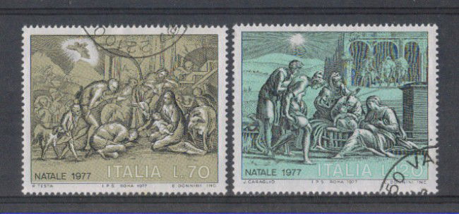 1977 - LOTTO/6672U - REPUBBLICA - NATALE - USATI