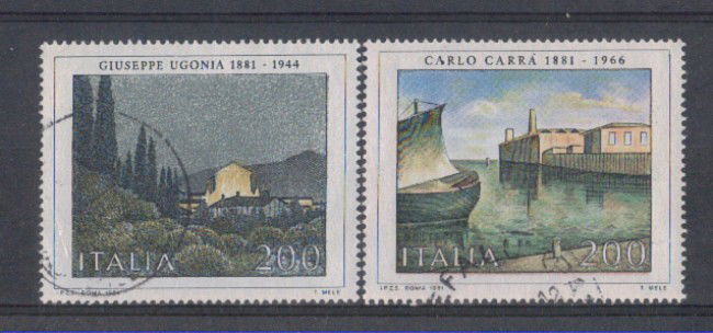 1981 - LOTTO/6748U - REPUBBLICA - ARTE 8° SERIE - USATI
