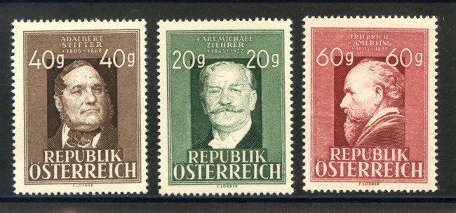 1948 - AUSTRIA - ANNIVERSARI 3 v. NUOVI - LOTTO/34064