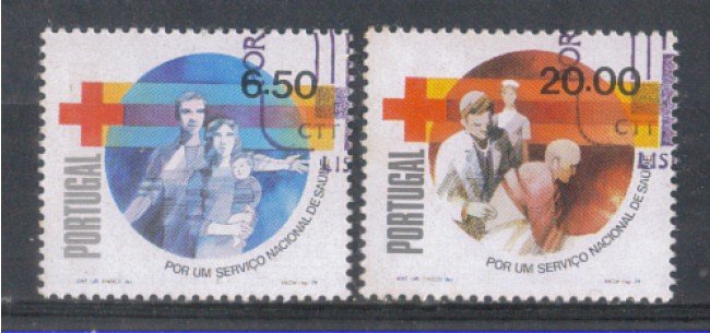 1979 - LOTTO/POR1445CPU - PORTOGALLO - SANITA' 2v. - USATI