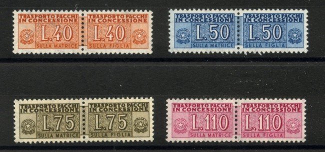 1955 - REPUBBLICA - LOTTO/40867 - PACCHI IN CONCESSIONE 4v. - NUOVI