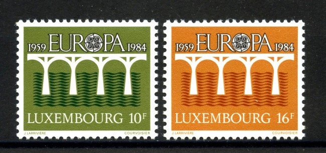 1984 - LOTTO/41278 - LUSSEMBURGO - EUROPA 2v. - NUOVI