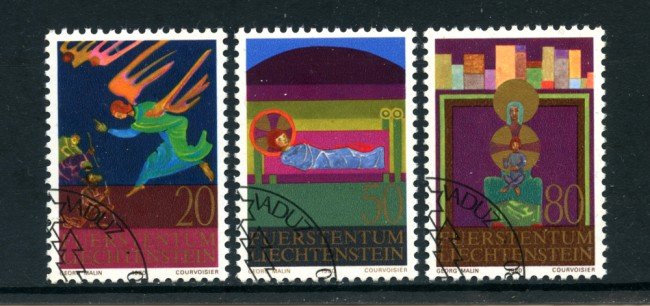 1980 - LOTTO/23208 - LIECHTENSTEIN - NATALE  3v. - USATI