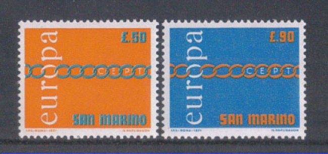 1971 - LOTTO/7929 - SAN MARINO - EUROPA 2V. - NUOVI