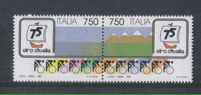 1992 - LOTTO/6990 - REPUBBLICA - 75° GIRO D'ITALIA