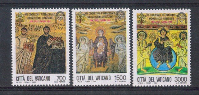 1994 - LOTTO/5772 - VATICANO - ARCHEOLOGIA CRISTIANA 3v.