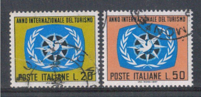 1967 - LOTTO/6474U - REPUBBLICA - ANNO DEL TURISMO USATI