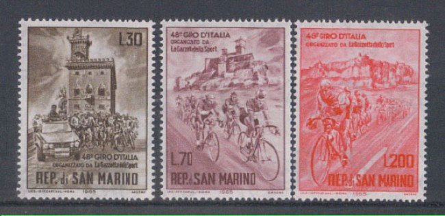 1965 - LOTTO/7895 - SAN MARINO - GIRO D'ITALIA