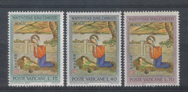 1961 - LOTTO/5880 - VATICANO - NATALE 3v. - NUOVI