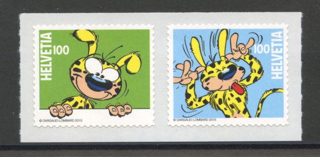 2015 - SVIZZERA - LOTTO/37886 - MARSUPILAMI 2v. - NUOVI