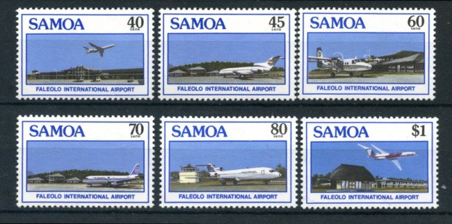 1988 - SAMOA - LOTTO/19971 - AEROPORTO FALEOLO 6v. - NUOVI