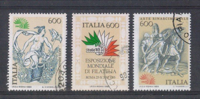 1985 - LOTTO/6825UD - REPUBBLICA - ITALIA 85 3° SERIE - USATI