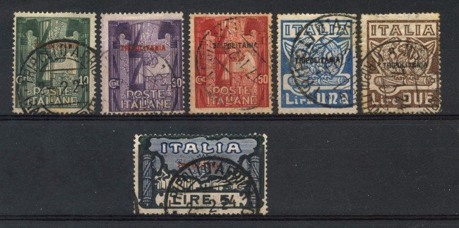 1923 - TRIPOLITANIA - MARCIA SU ROMA 6v. - USATI - LOTTO/2720U