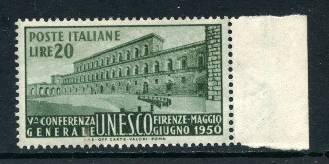 1950 - REPUBBLICA - 20 LIRE UNESCO - NUOVO - LOTTO/27163