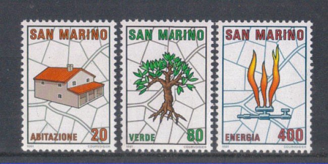 1981 - LOTTO/8018 - SAN MARINO - PIANO REGOLATORE