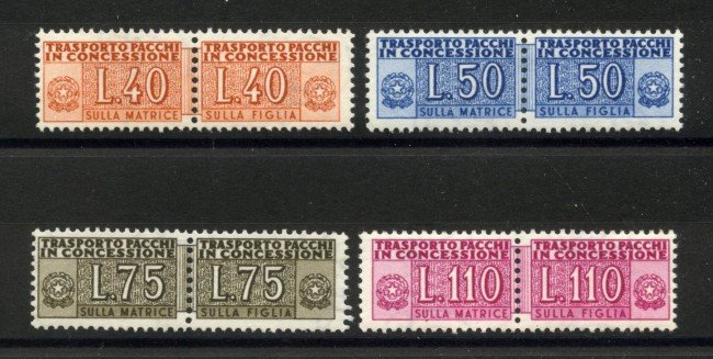 1953 - REPUBBLICA - LOTTO/40866 - PACCHI IN CONCESSIONE 4v. - NUOVI
