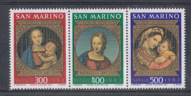 1983 - LOTTO/8041 - SAN MARINO - NATALE TRITTICO - NUOVI
