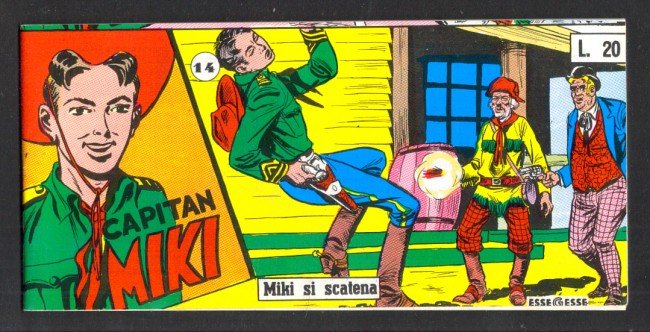 1955 - LOTTO/FUMET5 - FUMETTI - COLLANA SCUDO N°14 CAPITAN MIKI - MIKI SI SCATENA