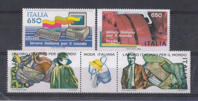 1986 - LOTTO/6860 - REPUBBLICA - LAVORO ITALIANO 7° SERIE